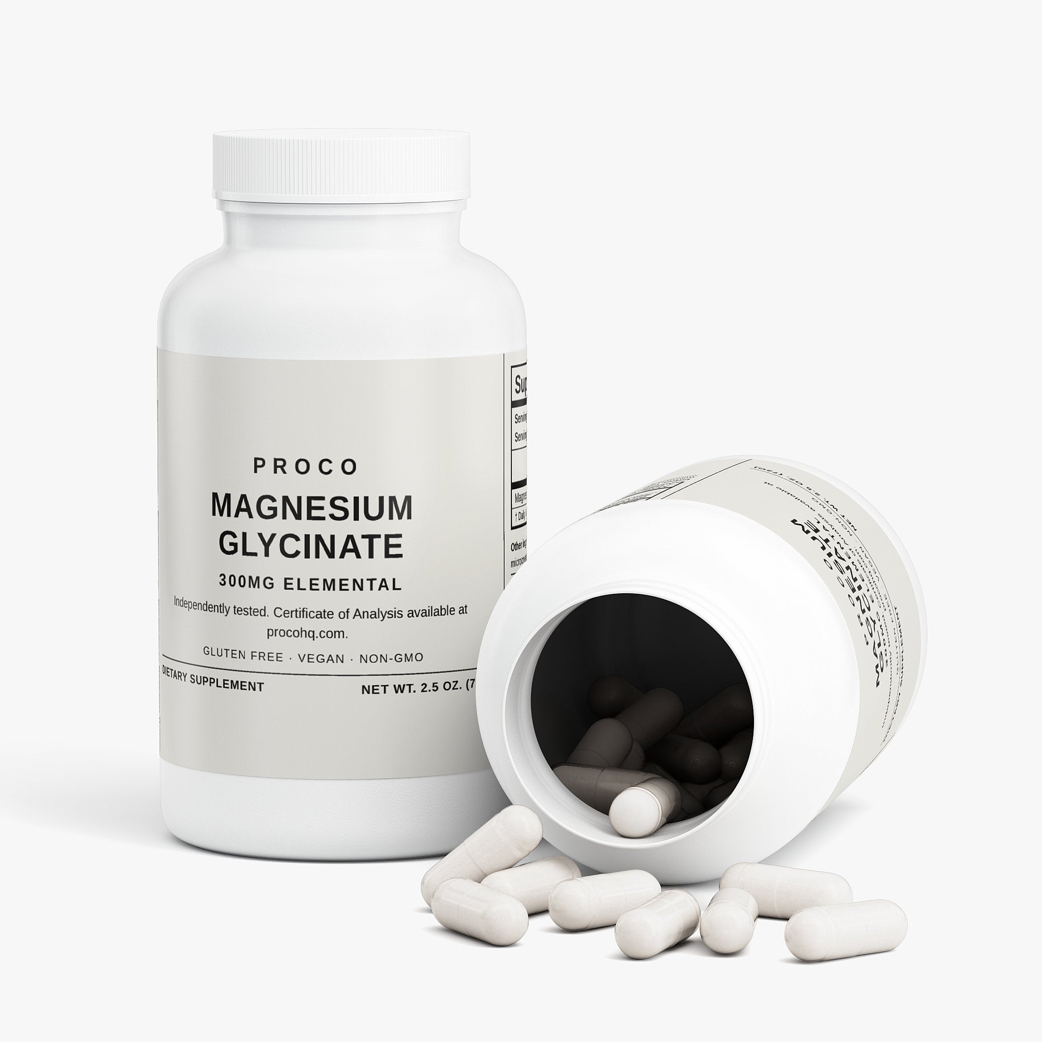 Proco Magnesium Glycinate capsules close-up