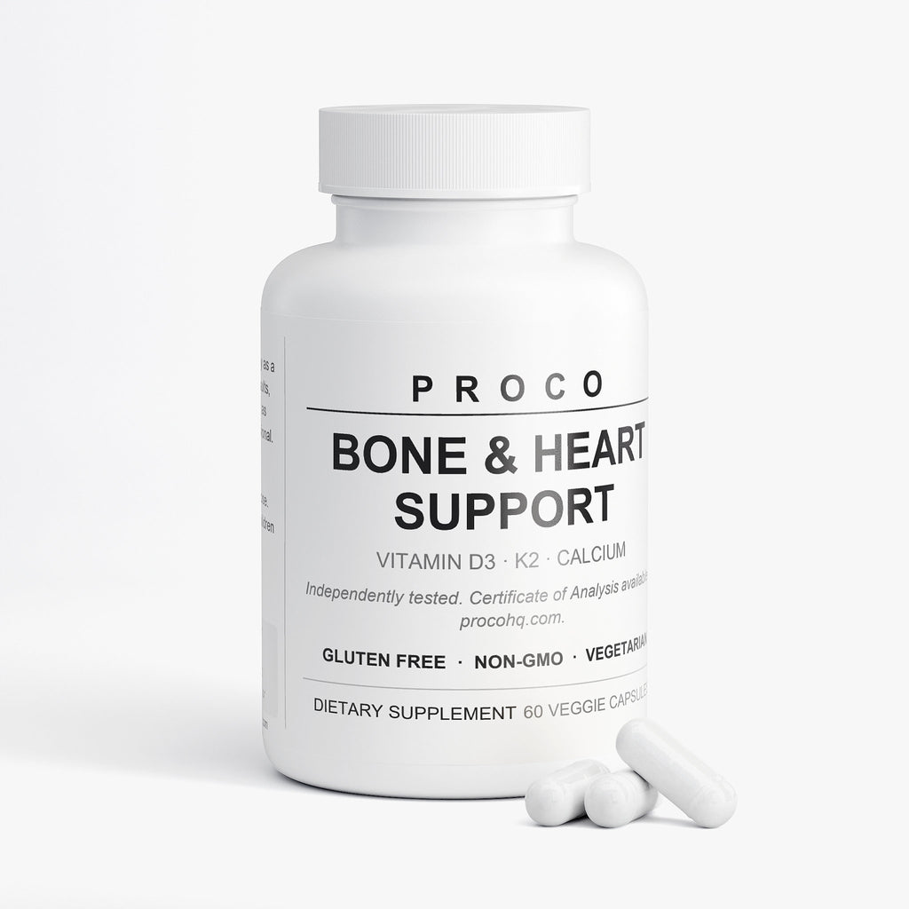 Proco Bone and Heart Support supplement label