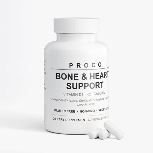Proco Bone and Heart Support supplement label