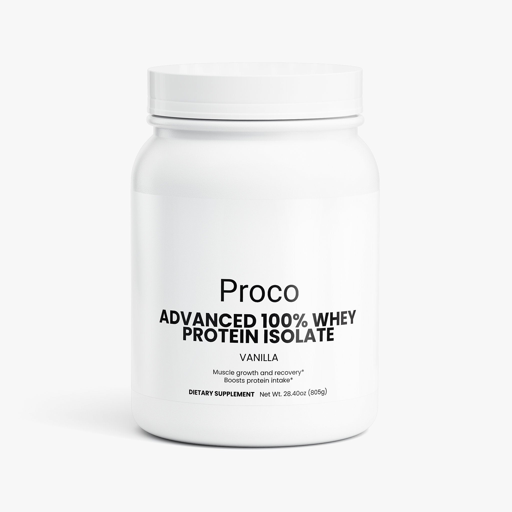 Advanced 100% Whey Protein Isolate (Vanilla)