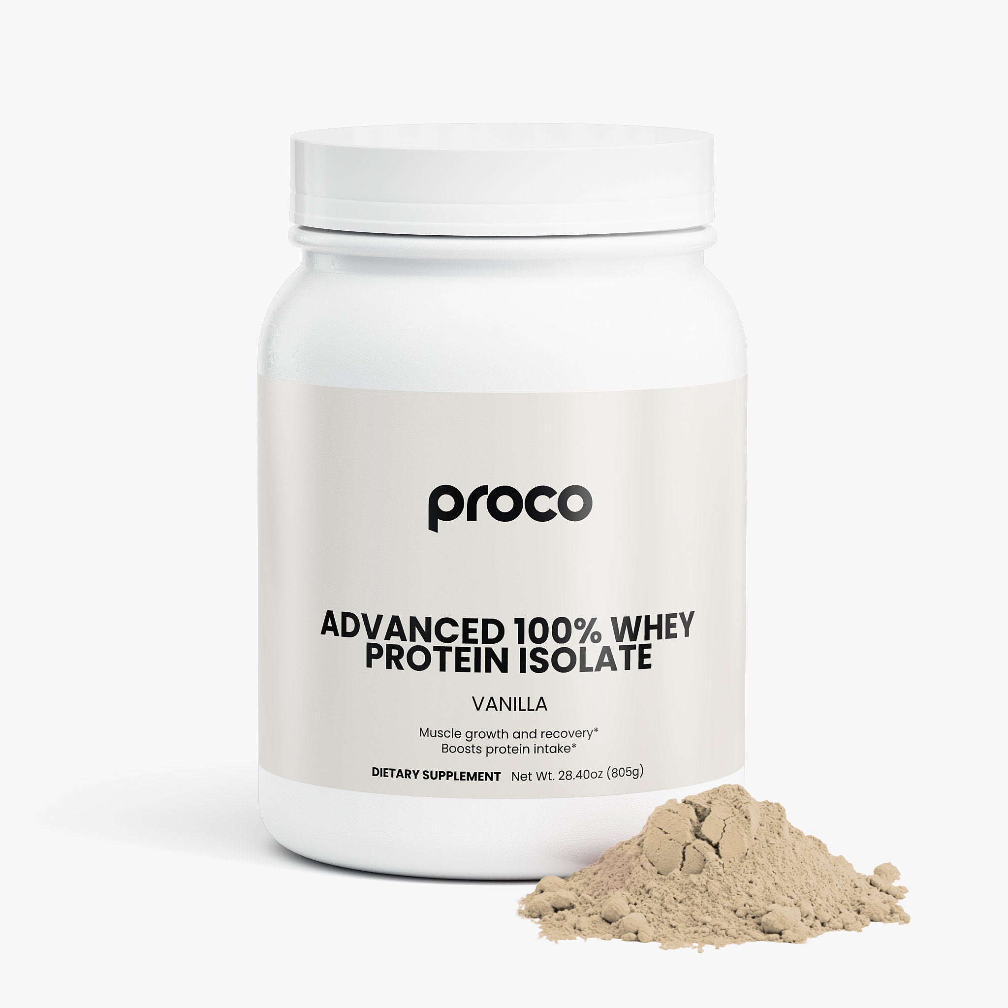 Advanced 100% Whey Protein Isolate (Vanilla)