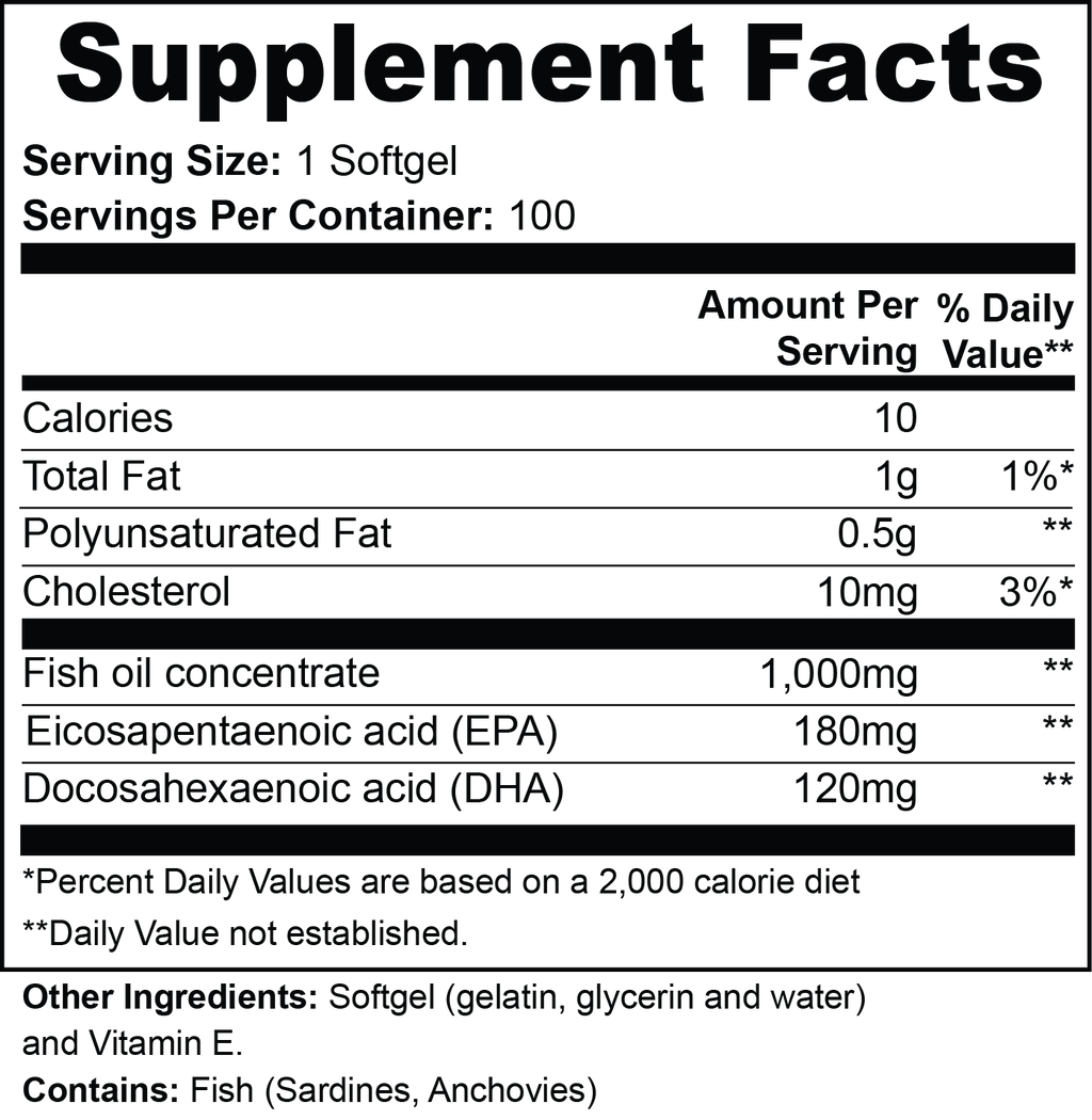 Proco Omega-3 EPA DHA supplement lifestyle shot
