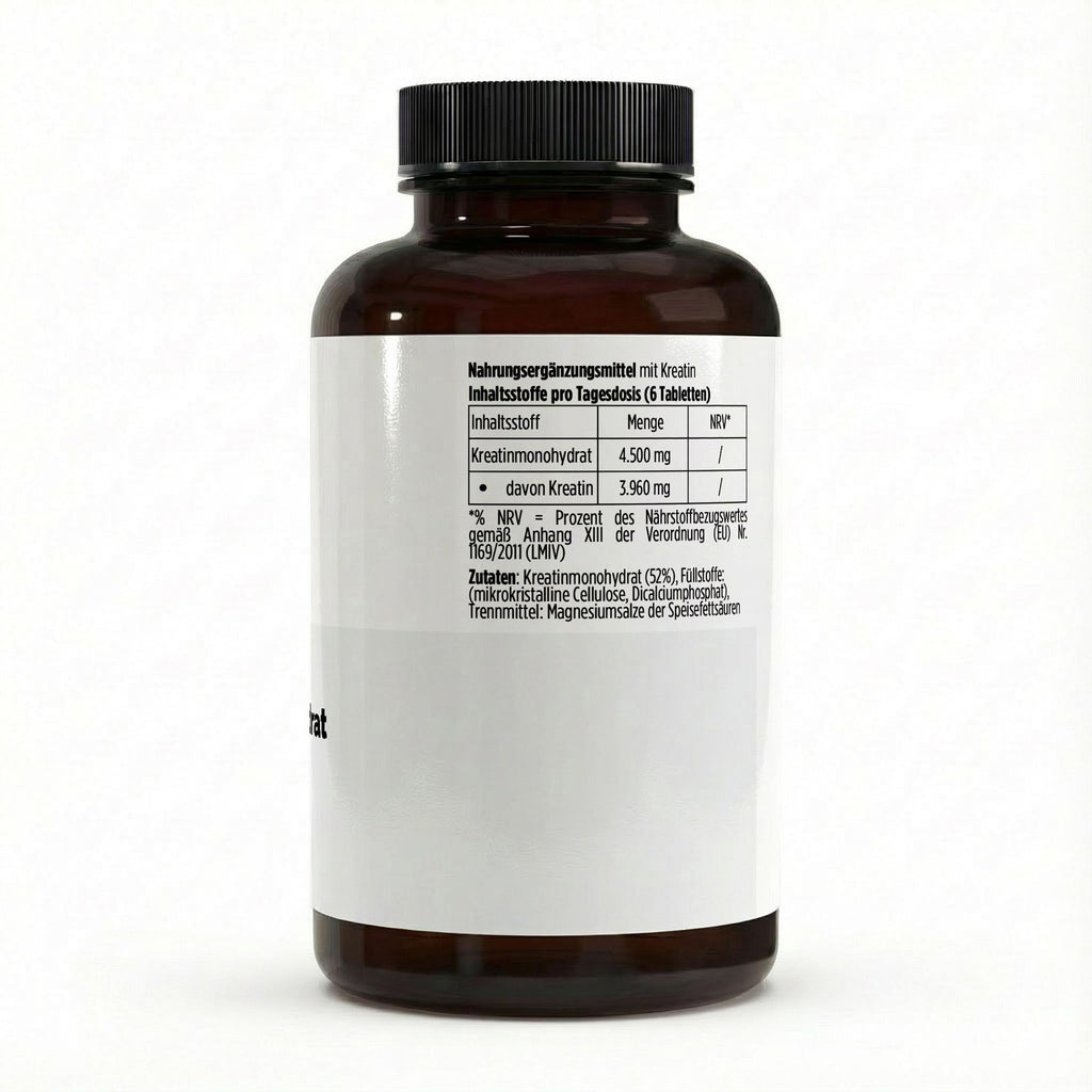 Creatine Monohydrate - 180 vegan tablets