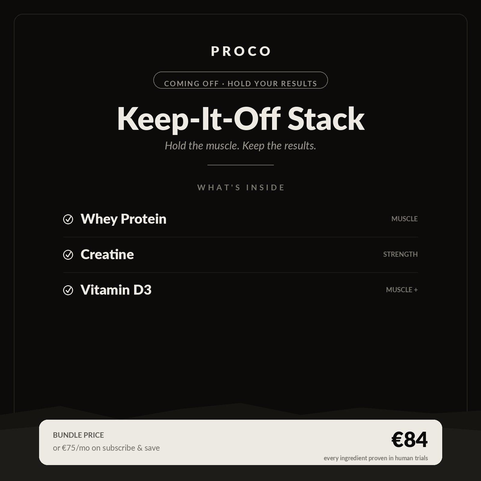 Keep-It-Off Stack